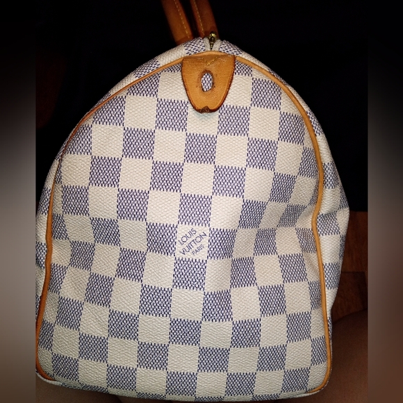 LOUIS VUITTON SPEEDY 30 AZURE EXCELLENT CONDITION - Picture 8 of 12